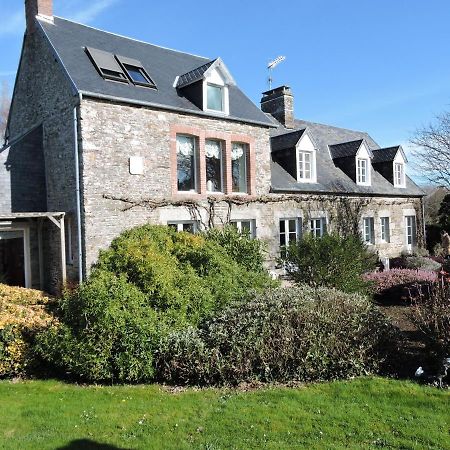 Gite De Charme "La Maison Saint-Leonard" Avec Piscine, Spa, Vue Sur Le Mont Saint-Michel Vains Exteriör bild