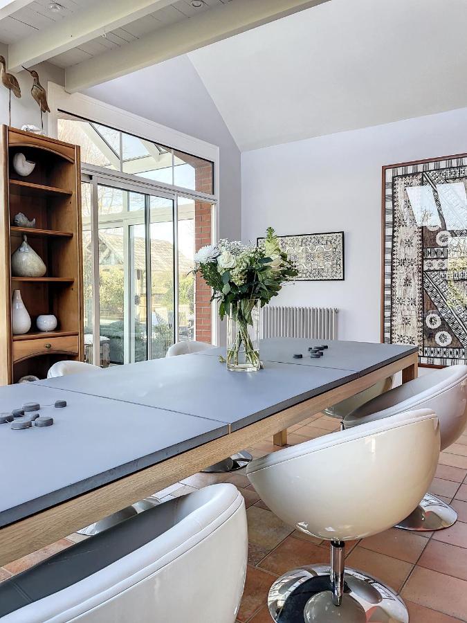 Gite De Charme "La Maison Saint-Leonard" Avec Piscine, Spa, Vue Sur Le Mont Saint-Michel Vains Exteriör bild