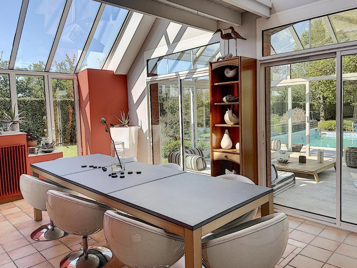 Gite De Charme "La Maison Saint-Leonard" Avec Piscine, Spa, Vue Sur Le Mont Saint-Michel Vains Exteriör bild
